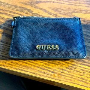 Guess Black Card Holder Wallet
